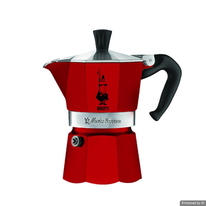 Bialetti Moka Express Red 6 Cups 