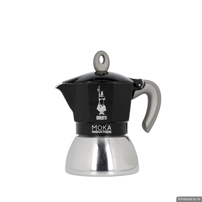 Bialetti - Moka Induction Black 4 Cups 
