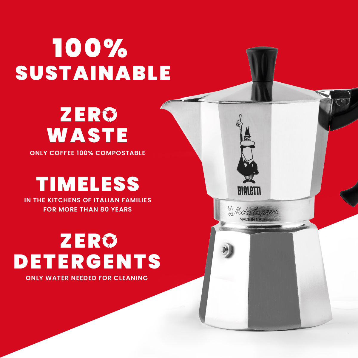Bialetti Moka Express 3 Cups | Otten Coffee