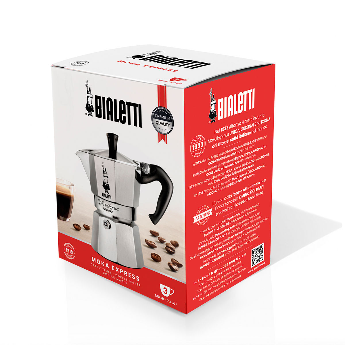 Bialetti Moka Express 3 Cups | Otten Coffee