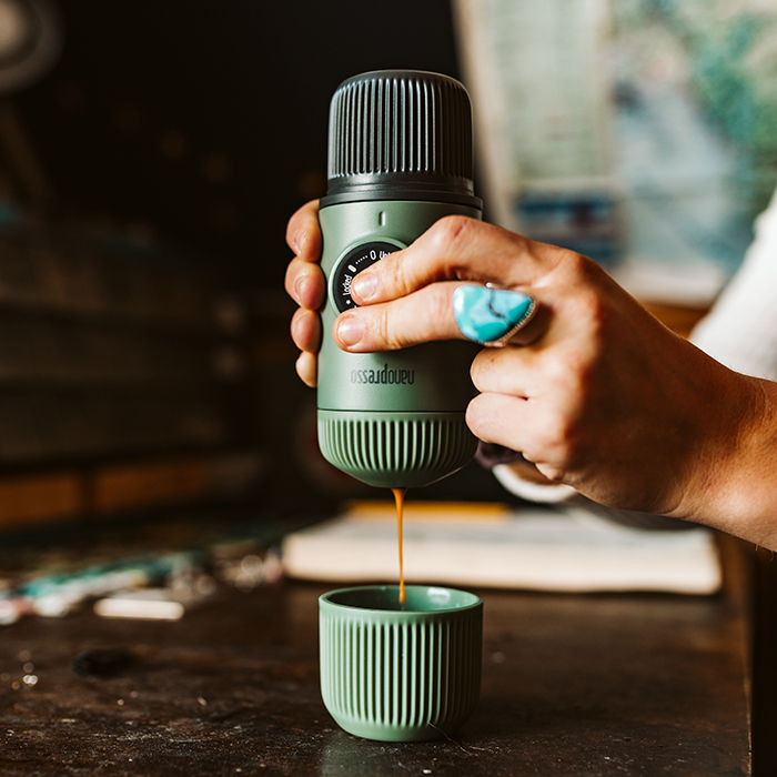 membuat kopi dengan nanopresso