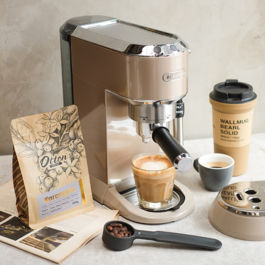 DeLonghi - Dedica Metallics Pump Espresso EC785.BG | Otten Coffee