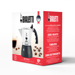 Bialetti - Brikka Black 2 Cups | Otten 